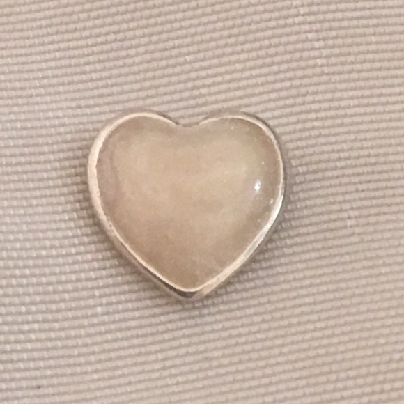 Pandora Petite Pearlescent Heart  Locket Charm - Picture 1 of 2